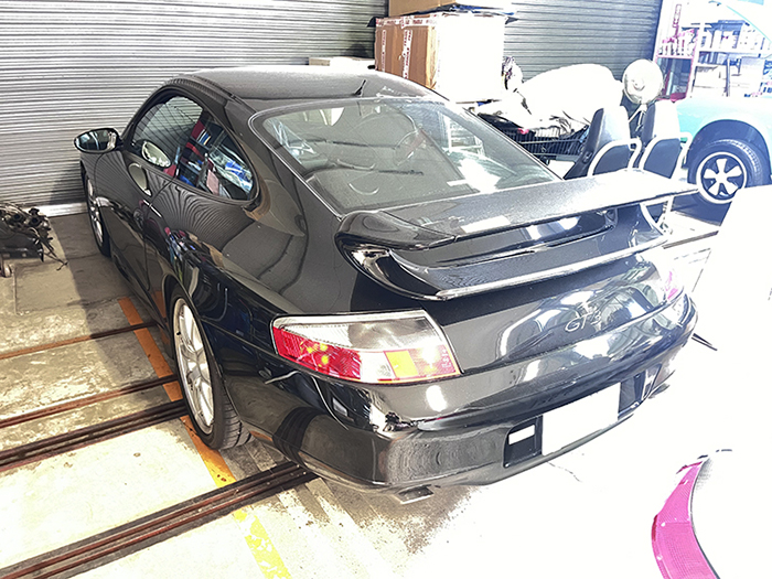 ポルシェ996GT3納車準備