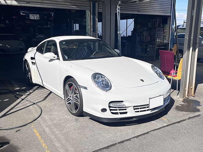 ポルシェ997ターボ車検整備