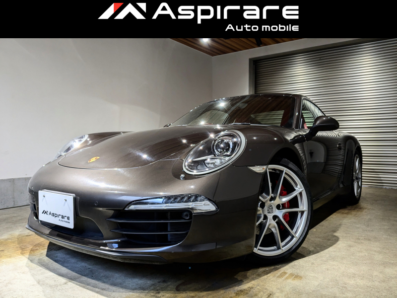 ポルシェ 911(Type991.1) カレラS 　3.8PDK　カレラレッドレザーインテリア　スポーツクロノパッケージ　PASM　新車ワンオーナー　自然吸気エンジン　2013yモデル